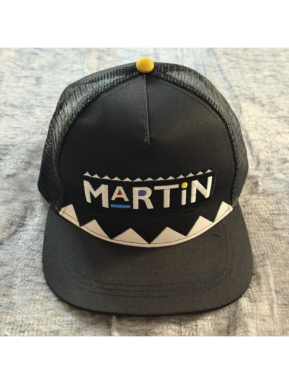 Headgear Classics Nostalgia Co. Martin 1992 Black Trucker Hat Snapback Mesh Cap